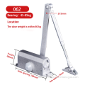 Aluminum Hydraulic Heavy Duty Automatic Door Closer with Sliding Arm 20-150 kg